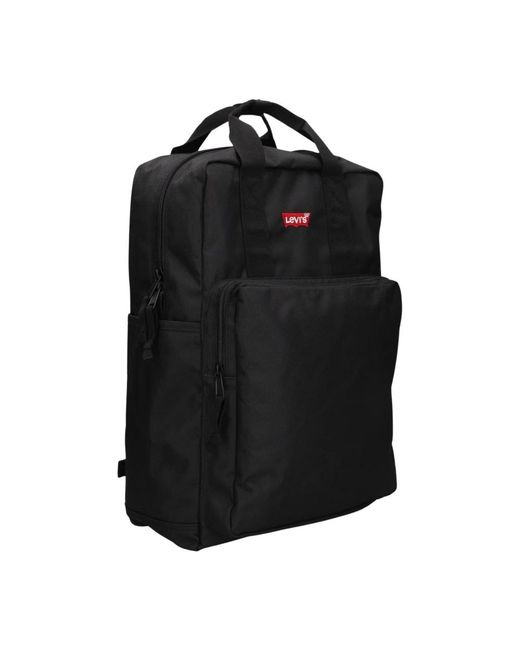 Levi's Tassen ,Zwart ,L-Pack Large Rugzak in het Black voor heren