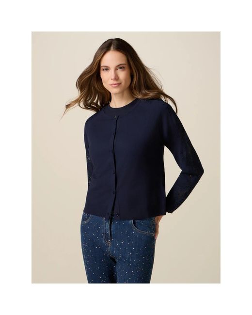 Cardigans Oltre de color Blue