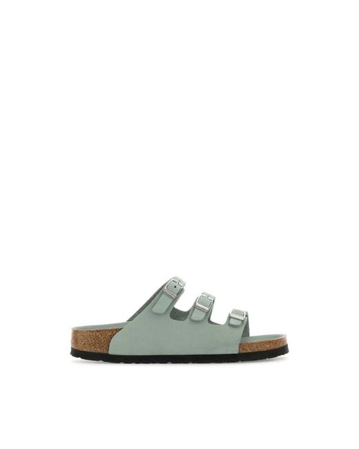 Birkenstock Green Sliders