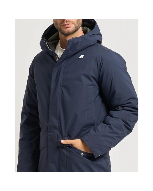 K-Way Winter Jackets in het Blue voor heren