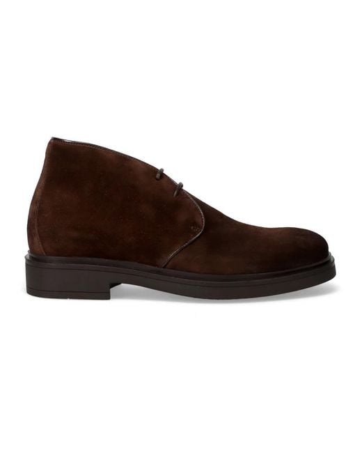 Fabi Brown Lace-Up Boots for men