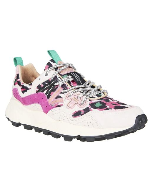 Flower Mountain Pink Sneakers