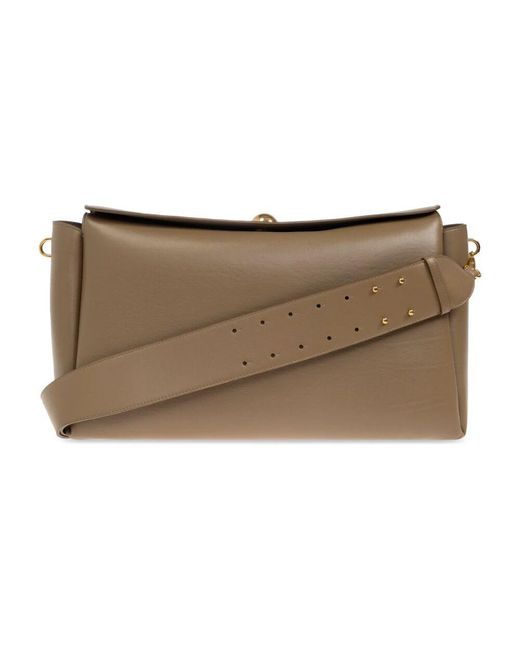 AMI Natural Leder Schultertasche