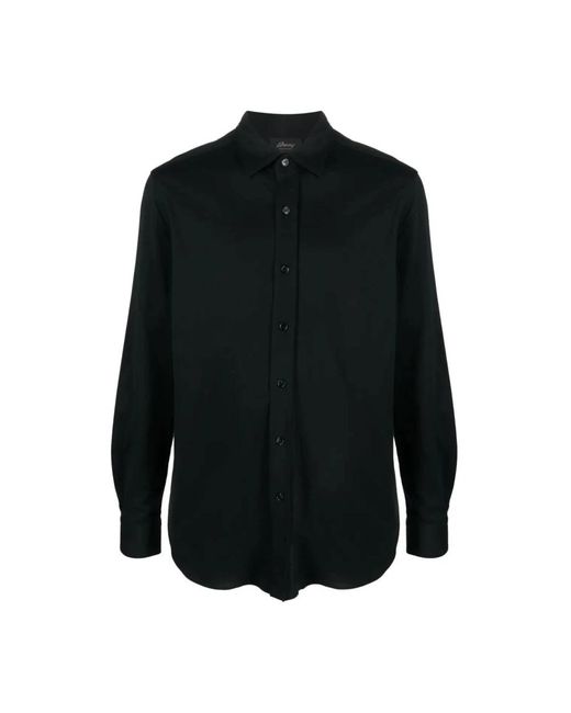 Brioni Black Casual Shirts for men