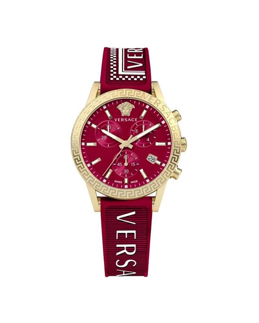 Accessories > watches Versace en coloris Red