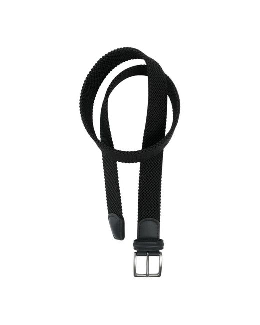 Andersons Accessoires ,Zwart ,Elastische Taric Riem in het Black voor heren