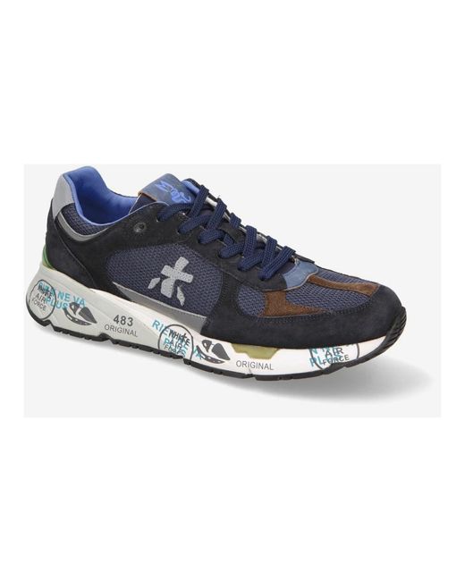 Premiata Blue Sneakers for men