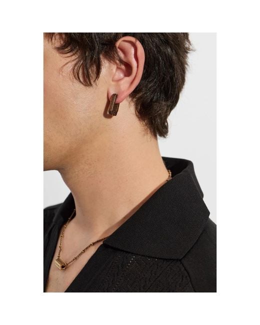 Versace Axis Ohrringe in Brown für Herren
