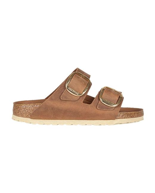 Birkenstock Brown Sliders
