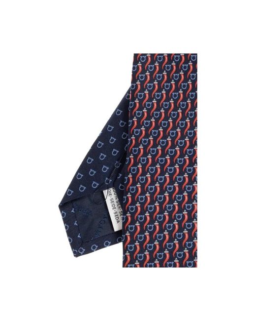 Ferragamo Purple Ties for men