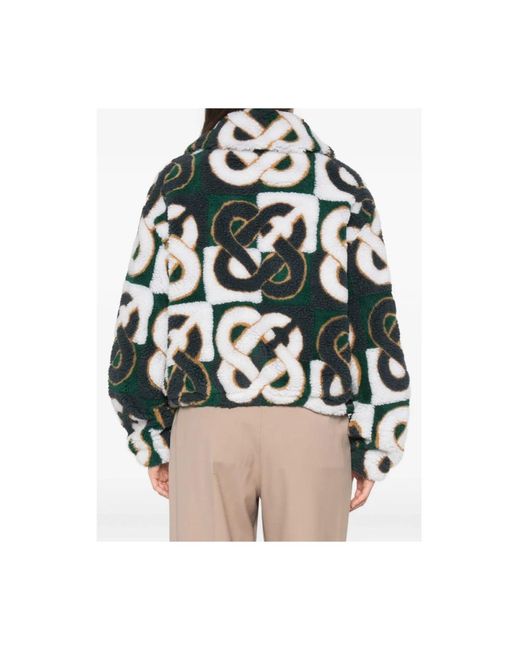 Casablanca Black Faux Fur & Shearling Jackets