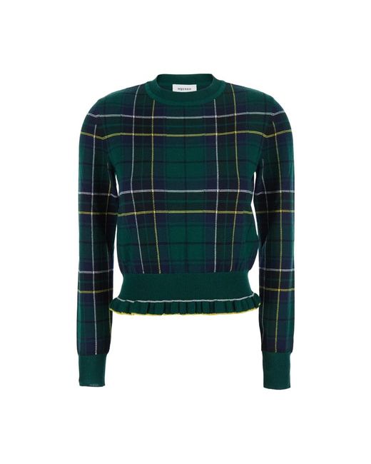 Alexander McQueen Green Grüner Tartan Pullover