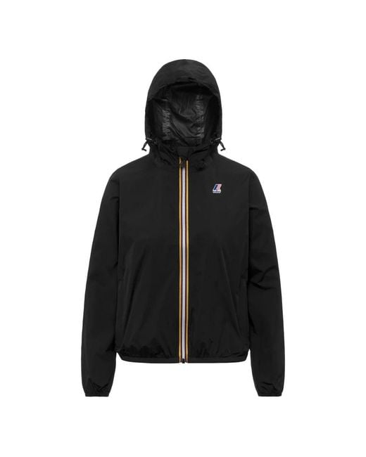 K-Way Black Rain Jackets
