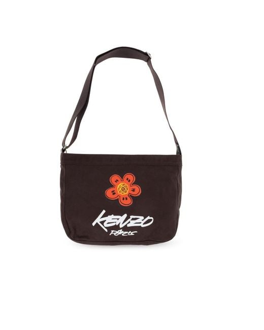KENZO Schultertasche Mit Druck in Black für Herren