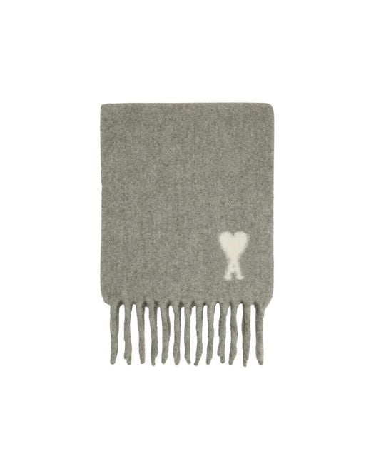 Winter Scarves AMI de color Gray