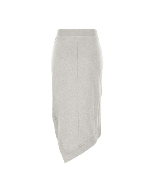 The Attico Midi Skirts in het Gray