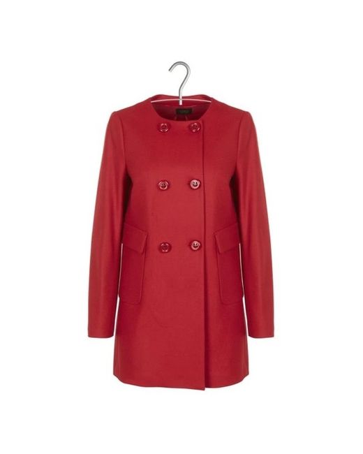 Liu Jo Red Double-Breasted Coats