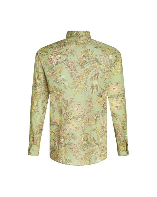 Etro Green Casual Shirts for men