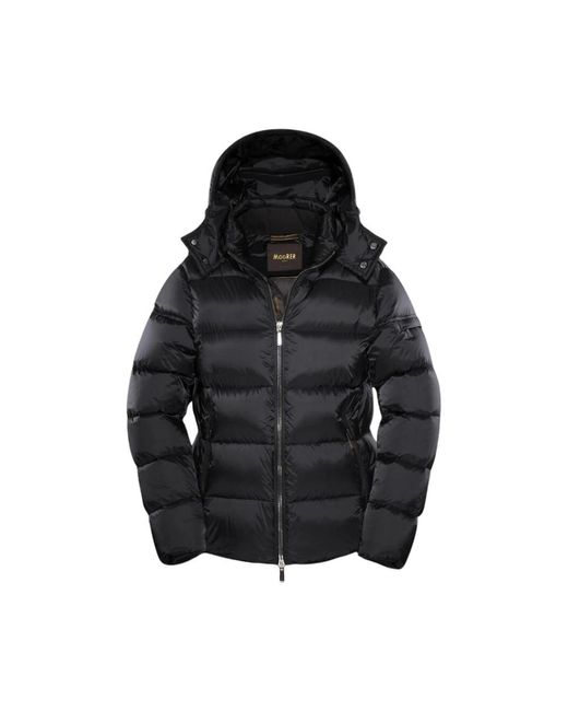 Down Jackets Moorer de hombre de color Black