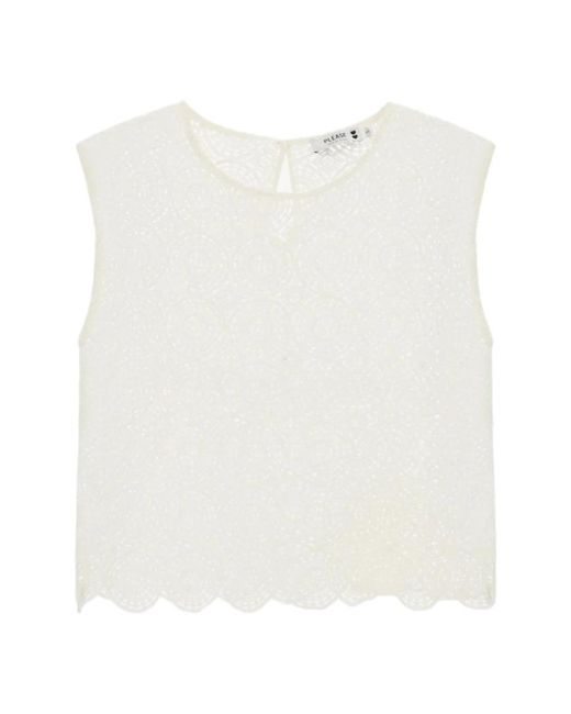 Imperial Top E Canotte Cotone in het White