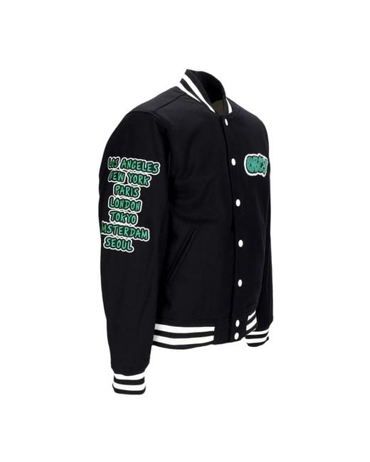 Obey Black Bomber Jackets for men