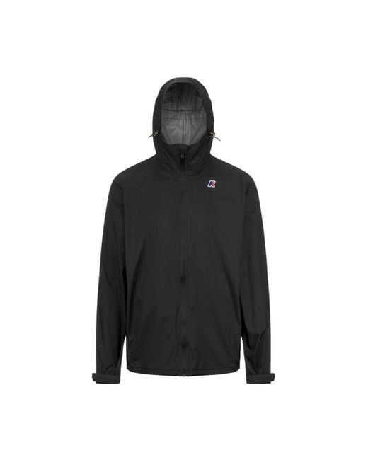 K-Way Black Light Jackets for men