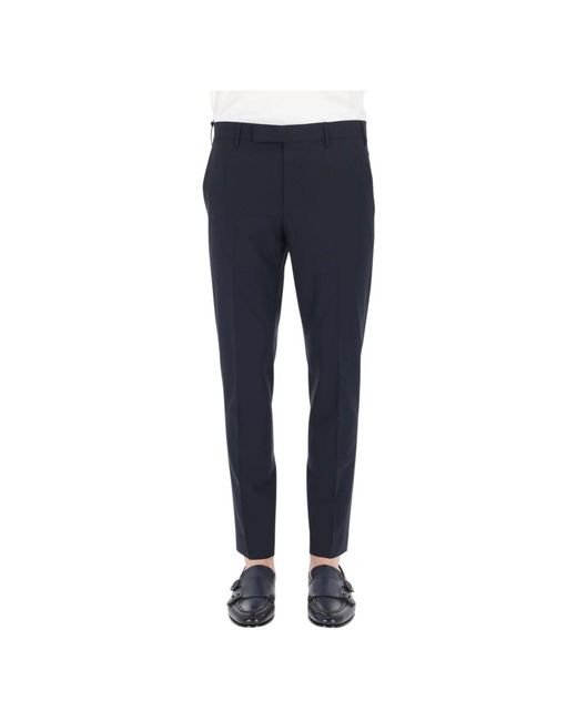 PT Torino Blue Suit Trousers for men
