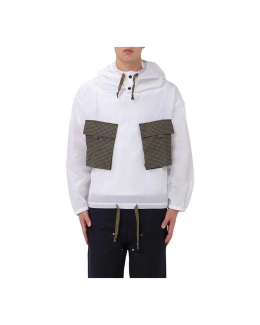 Light Jackets Brain Dead de hombre de color Gray