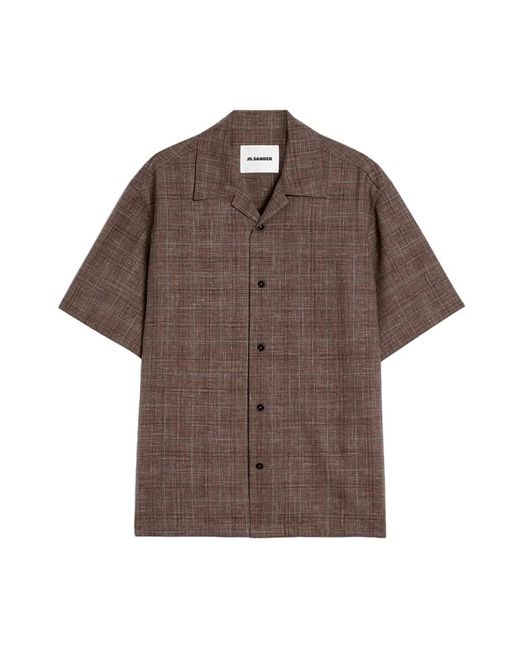 Jil Sander Brown Short Sleeve Shirts for men