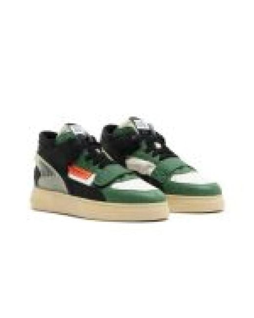 RUN OF Green Sneakers