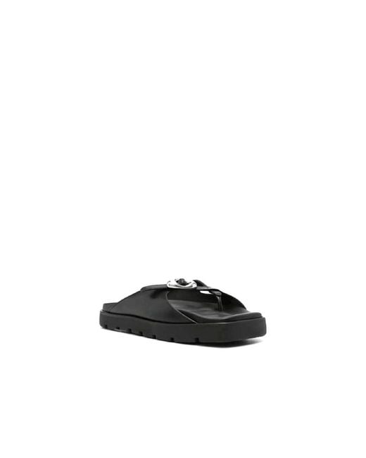 Alexander Wang Black Sliders
