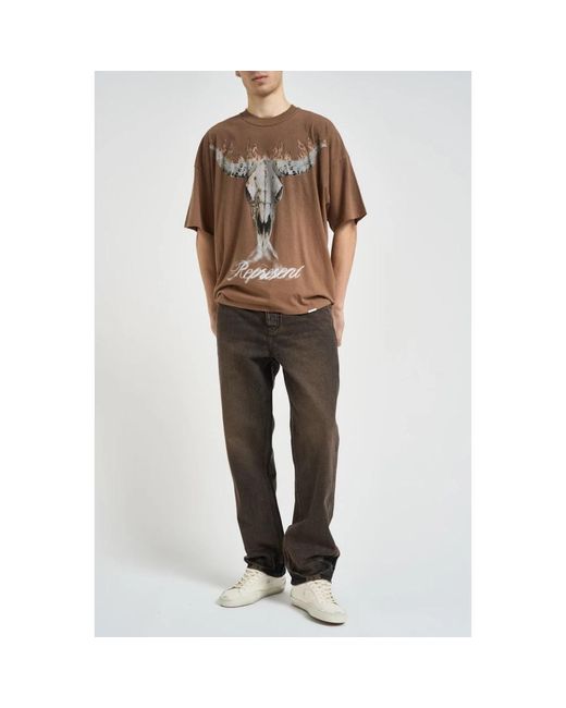 T-Shirts Represent de hombre de color Brown