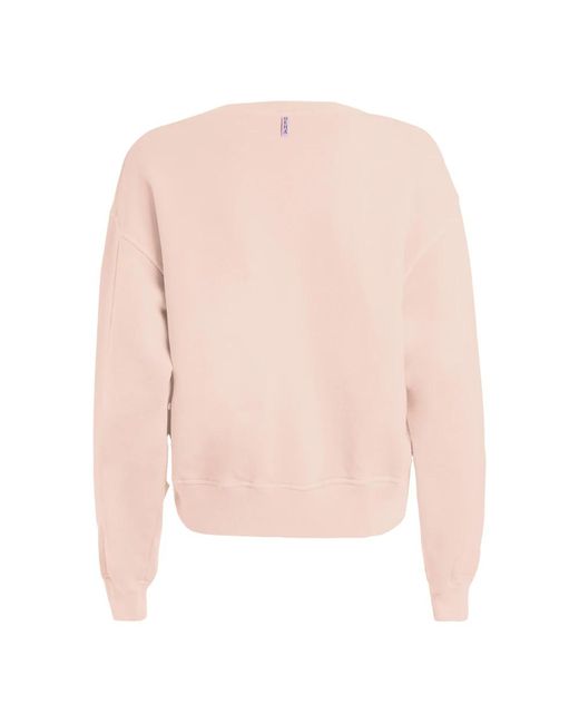 Deha Pink Grafik-sweatshirt rosa shell rundhals