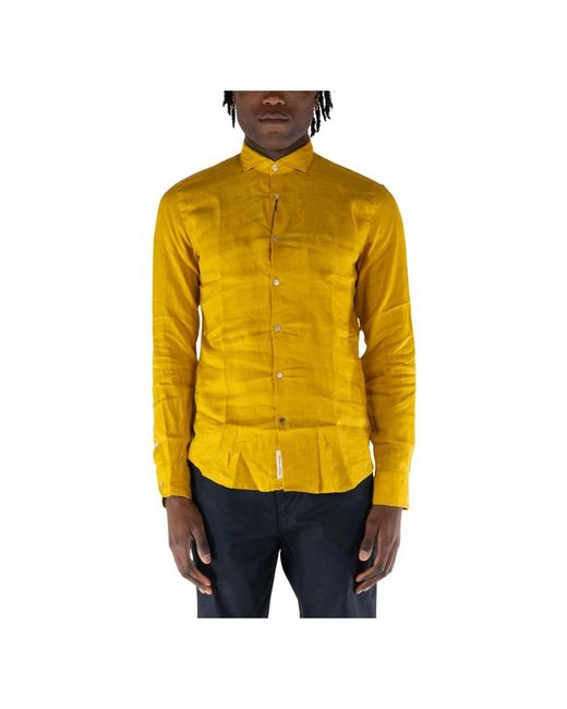 Yes Zee Yellow Casual Shirts for men