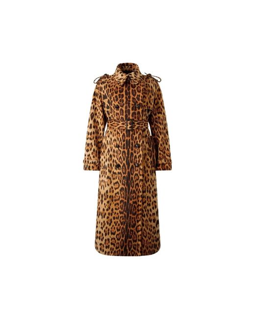 Roberto Cavalli Brown Trench Coats