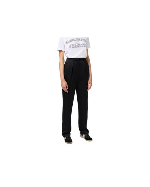 Elisabetta Franchi Black Tapered Trousers