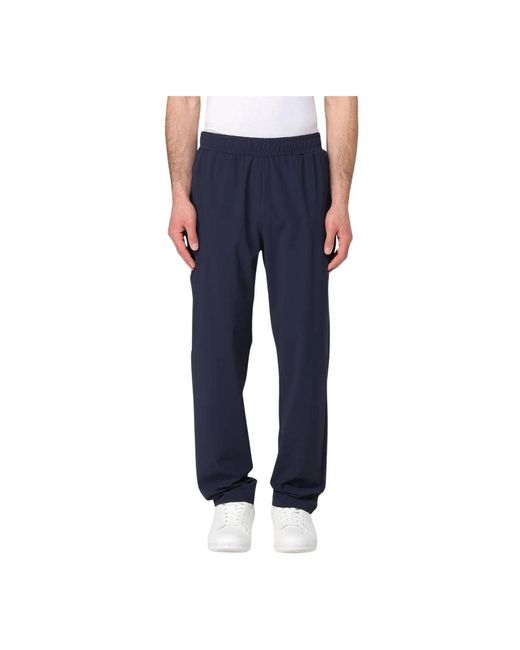 Save The Duck Blue Straight Trousers for men