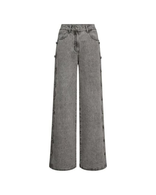 Haute L'Amitié Gray Wide Jeans