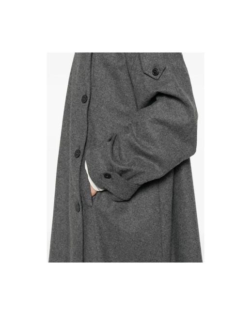 THE NINA STUDIO Gray Double-Breasted Coats