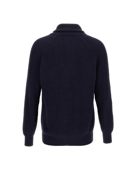 Cardigans Brunello Cucinelli de hombre de color Blue