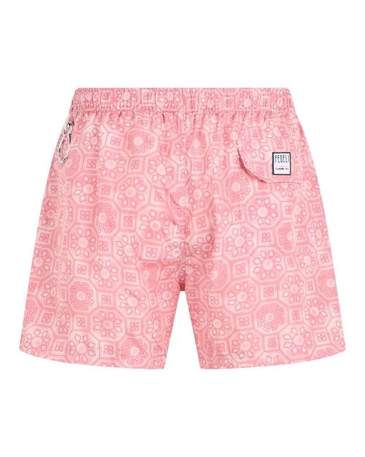 Beachwear Fedeli de hombre de color Pink