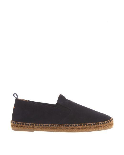 Castaner Schoenen ,Blauw ,Suède Blauwe Suède Loafers in het Blue voor heren