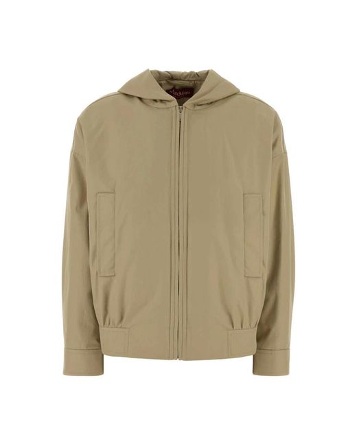 Max Mara Jassen ,Katoen Risorsa Jacket in het Green