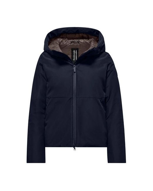 Bomboogie Iridescent Lining Gewatteerde Jas in het Blue