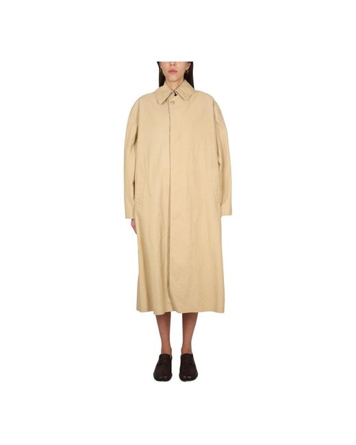 Maison Margiela Natural Single-Breasted Coats