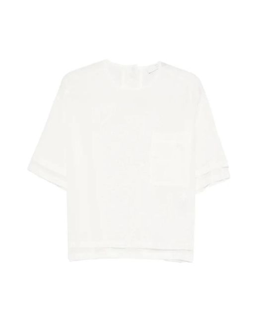 Blouses Tela de color White