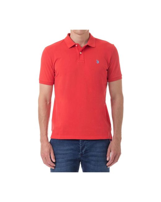 Polo Shirts U.S. POLO ASSN. de hombre de color Red