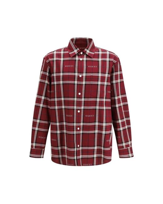 Gucci Red Casual Shirts for men