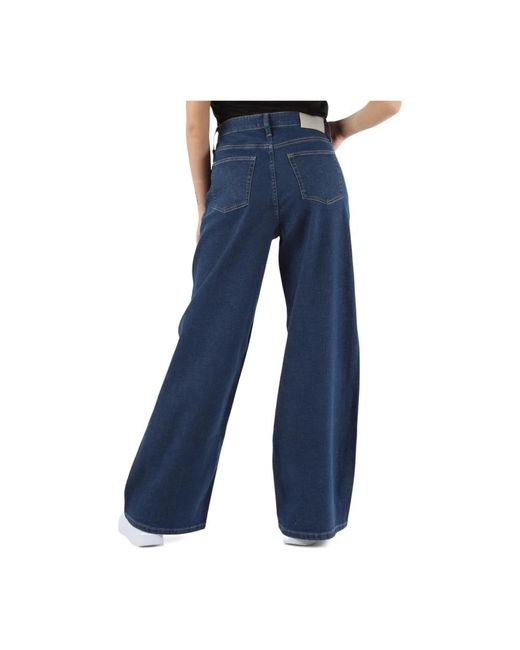 Calvin Klein Blue Weite jeans