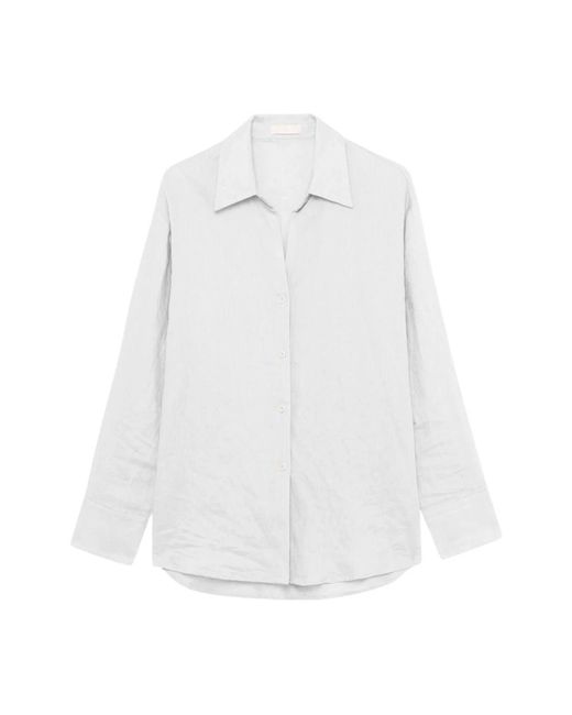 Gianni Lupo Camicia Oversize in het White
